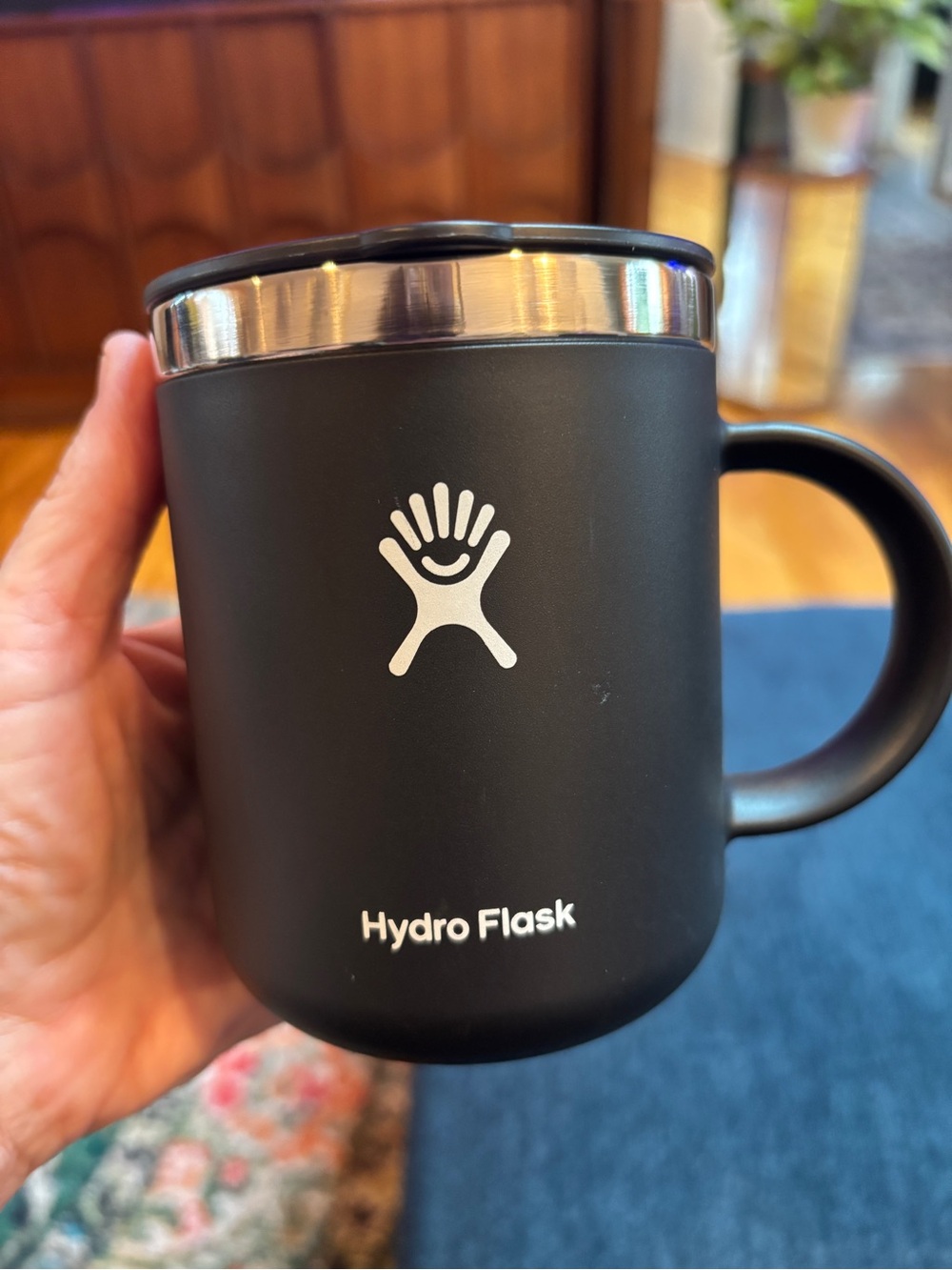 Hydro flask, 12 ounce coffee cup with TikTok logo
